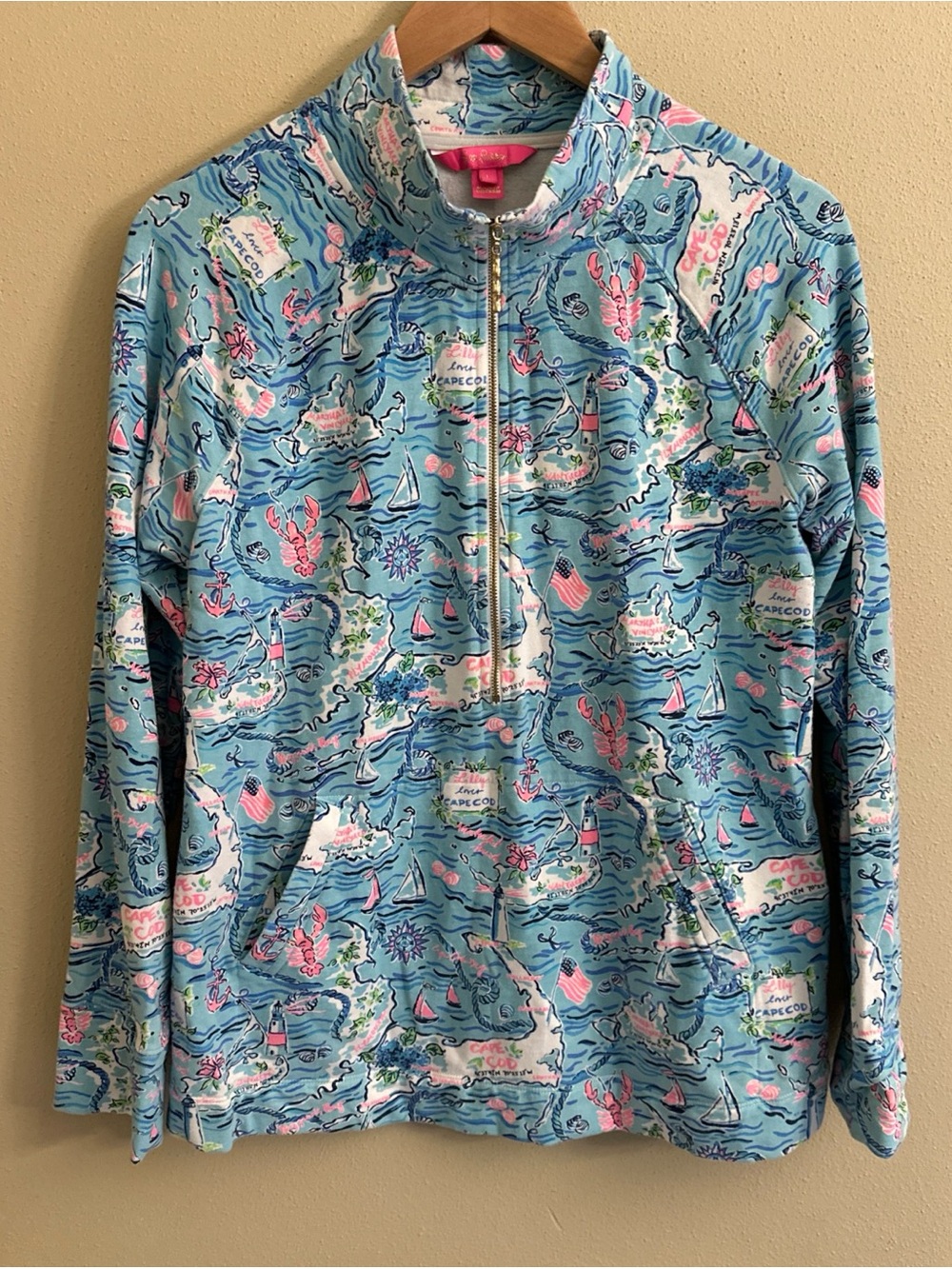 Lilly Pulitzer Cape Cod Destination Skipper Popover Size Large